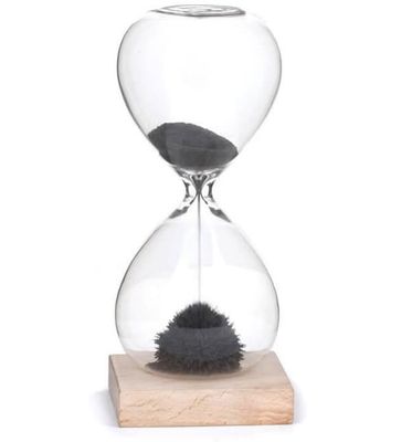 Timeglass med Magnetisk Sand - 16 cm