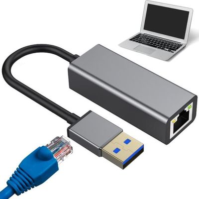 USB-Ethernetadapter - Nettverkskort RJ45 100 Mb