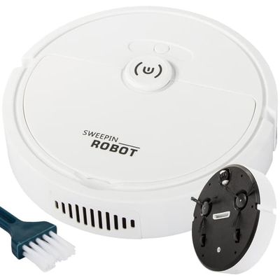 Robotstøvsuger med moppefunktion - Rengøringsrobot - Sort