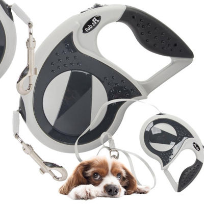 Automatisk kobbel 5m sterkt for hund opp til 20kg med lås sterkt langt - Black