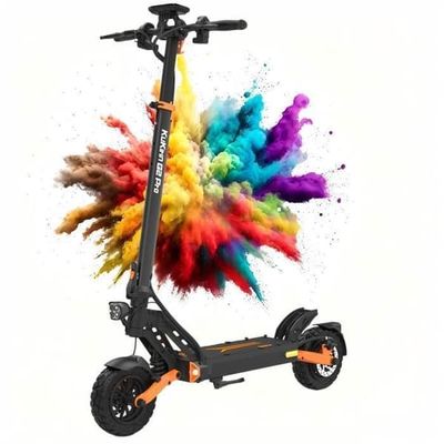 KuKirin G2 Pro - Elektrisk kickbike för vuxna - Motor 600W - Batteri 48V15.6Ah - Däck 9 Tum - Räckvidd 55KM - Svart