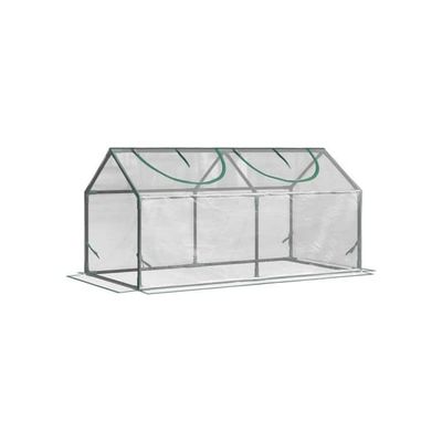 Serre - MUVOE - 120x60x60 cm - PVC - UV-beskyttelse - Rullevinduer