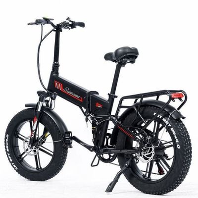 Fällbar elcykel - RANDRIDE - YX20M - Motor 1000W - Batteri 48V 17Ah - Räckvidd 70 km - Hjul 20"