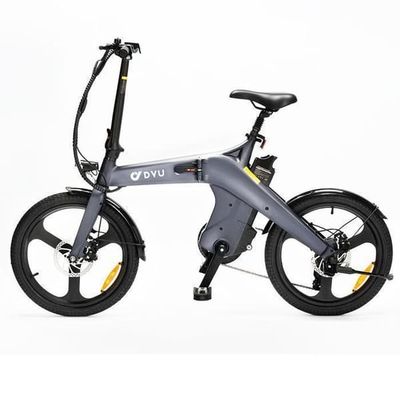 Fällbar elcykel DYU-T1 - Räckvidd 60 km - Avtagbart batteri 10 Ah - Motor 250 W - Däck 20"