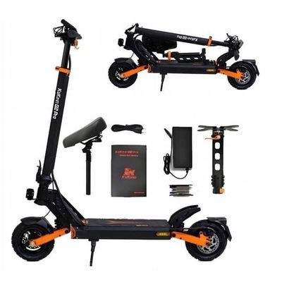 KuKirin G2 Pro elektrisk skoter Effekt 600W Litiumbatteri 48V15.6Ah Räckvidd 58km Ultra grova däck 9" Skivbroms