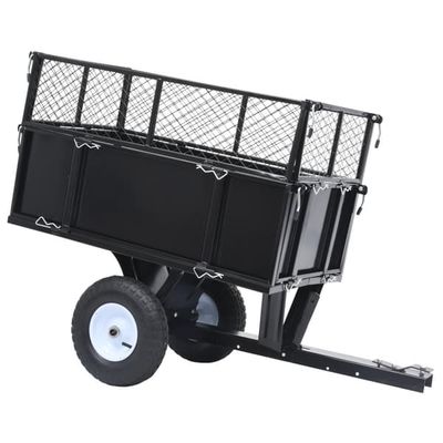 Tippvagn för gräsklippare 150 kg last