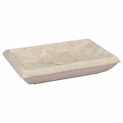 Handfat gräddvit 50x35x10 cm marmor
