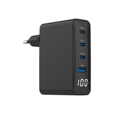 Gembird strömadapter - 3 x USB-C, USB typ A - 100 watt