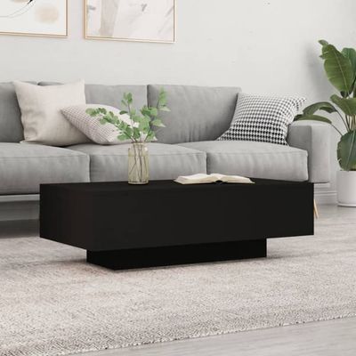 Soffbord svart 100x49,5x31 cm konstruerat trä