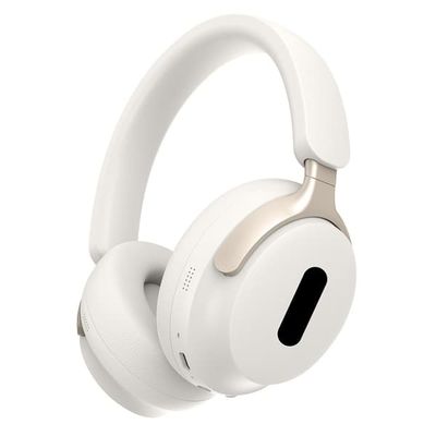 Trådløse on-ear-hodetelefoner, trådløst Bluetooth-headset for mobil, PC og bærbar PC – Hvit