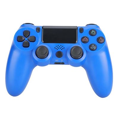Trådlös spelkontroll för Sony PS4 Bluetooth Gamepad med Vibration - Blå