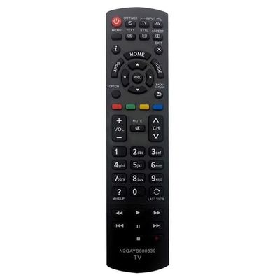 Fjernkontrollerstatning for N2QAYB000830 For Panasonic TV
