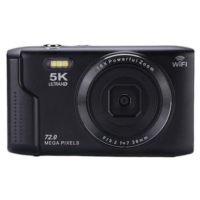 S95 Pro 5K digitalkamera 16x zoom WiFi 72MP 2,8" skjermkamera + 32 GB minnekort