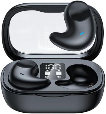 Sömn Hörlurar In ear att sova med Bluetooth Headphones - Svart Wireless Stereo Sound IPX7...