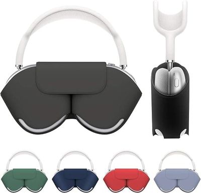 (Musta) Airpods Max -kotelo, pöly- ja naarmuuntumaton, suojaava