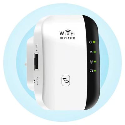WiFi Range Extender Repeater, 300Mbps trådlös router-signal stöder repeater/AP, 2.4G-nätverk