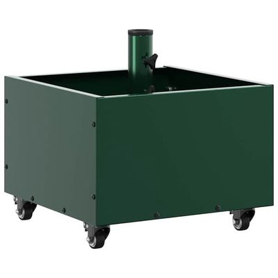 vidaXL Parasolfod Grøn 45 x 45 x 45 cm Stål