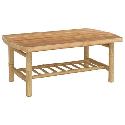 vidaXL havebord 90x55x37 cm bambus