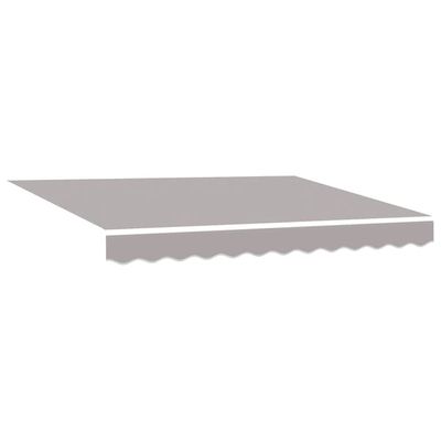 vidaXL Reservedug til markise Lysegrå 280 x 245 cm Polyester