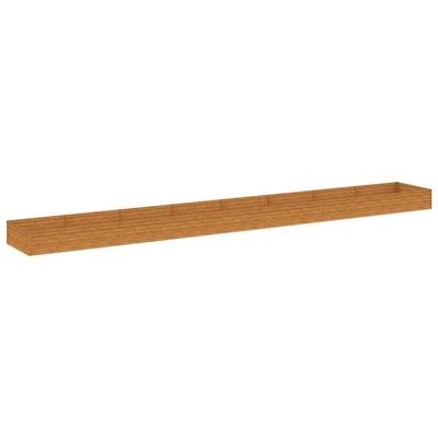 vidaXL højbed 770x100x36 cm cortenstål