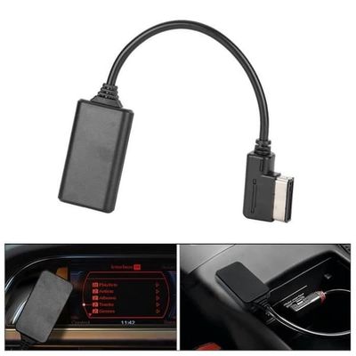 (Svart) Bluetooth 5.0-adapterlydkabel for Audi AMI MMI MDI - ABI