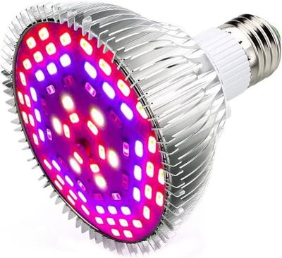 50W 78LED vekstlyspære E27 for planter med 7 bølgelengder AC 85-265V