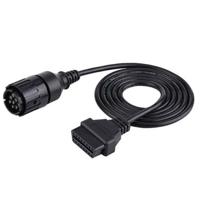 10-pinners til 16-pinners diagnostisk kontaktadapterkabel for BMW ICOM-D motorsykkel -TUN