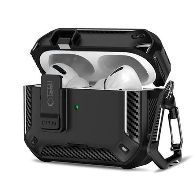 Tech-Protect AirPods Pro 3 Skal MagSafe Carbonox Svart