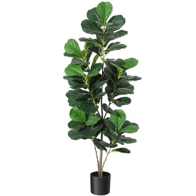 Kunstige Planter, 150 cm Palmetræ, Indendørs og Udendørs Dekoration,150cm