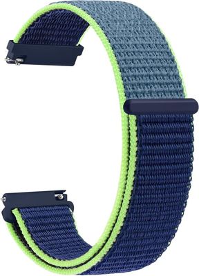 Lämplig för Garmin Forerunner 245/245 Music 20 mm nylonarmband med snabbkoppling för 55/245/645/645 Music för kvinnor och män