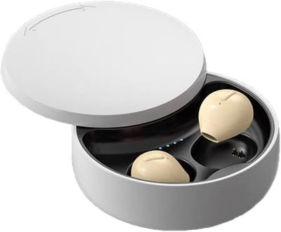 Minsta hörlurar Osynliga Bluetooth-hörlurar Mini trådlösa hörlurar Diskret Bluetooth-hörsnäcka Liten dold hörsnäcka, för arbetsbruk