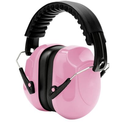 Justerbare støjreducerende høreværn, 34 dB, støjreducerende hovedtelefoner, voksne, støjreducerende høreværn, høreværn - pink