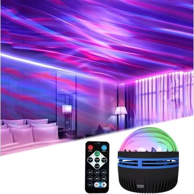 7 effekter - Nordlys-projektor - fra Galaxy Light til spillerum - fester - lysprojektor til soveværelse - LED-projektor til boligindretning
