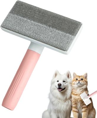 Fjerner til kæledyrshår - Hundehårfjerner - Fnugfjerner med aftageligt håndtag, hårbørste - Til hunde, katte, møbler, tøj, bil, gardiner, puder