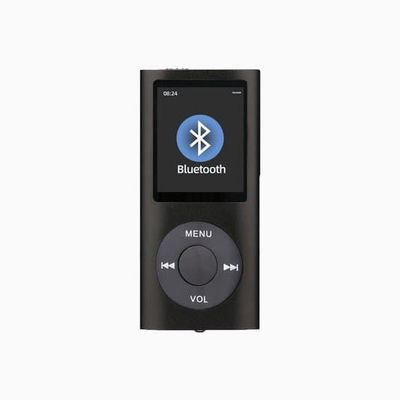 MP3-afspiller - MP3-musikafspiller - Understøtter op til 32 GB hukommelse - 1,8 tommer digital LCD-skærm - Bærbar HiFi-musikafspiller - Sort - 3 m
