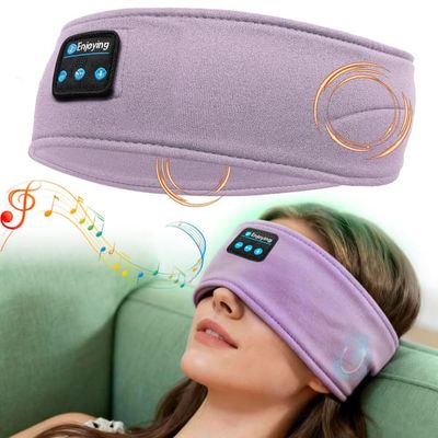 Sovehovedtelefoner Hovedbånd Bluetooth - Trådløst Hovedbånd Øretelefon - Sovemaske - sove - sport - træning - jogging - yoga - søvnløshed