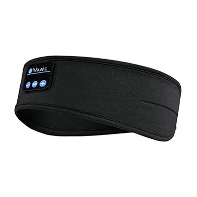 Sovehovedtelefoner - Trådløst Bluetooth-pandebånd med ultratynde HD-stereohøjttalere til sport, sidesøvn, yoga, fitness, afslapning