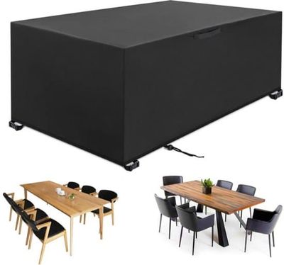 150*90*80CM - Trädgårdsmöbelöverdrag - Skyddsöverdrag för loungemöbler - Vattentätt trädgårdsbänksöverdrag - Svart - 150*90*80CM