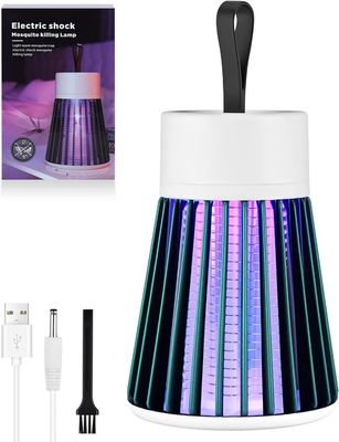 Elektrisk insektsdödare, 1000 mAh, för köksbruk, med batteri, UV elektrisk mygglampa med LED-ljus, flugfälla, elektrisk USB
