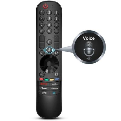 Egnet som erstatning for LG TV-fjernbetjening til alle smart-tv'er fra 2019-2024, inklusive Magic MR20/21/22/23/24GA med stemme- og pegefunktioner.
