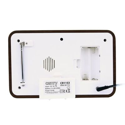 Camry CR1153 radio Bærbar Digital Sort, Hvid