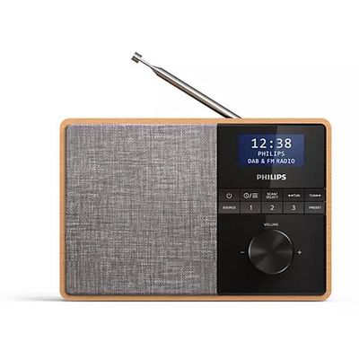 Philips TAR5505/10 DAB+/FM-radio grå/træ