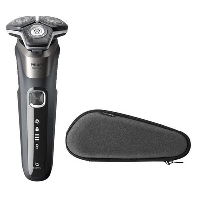 Philips SHAVER Series 5000 S5887/30 barbermaskine til mænd Roterende barbermaskine Trimmer Sort, Grå