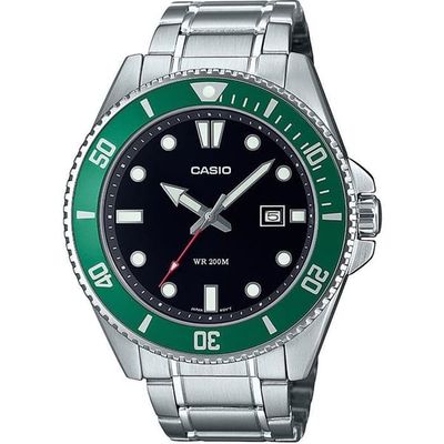 Ur - CASIO - MDV-107D - Herreur - Grøn - Quartz - Analogt