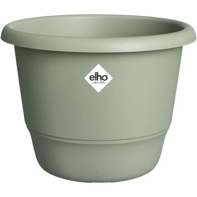 Rund blomkruka - ELHO - Amiga Round 55 - 55 L - Ø 55 x H 51 cm - Grön - Utomhus