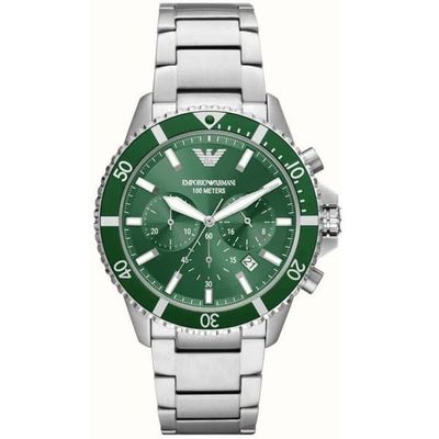 Ur - Grøn Stål - Emporio Armani - AR11500