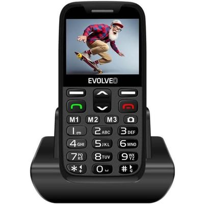Mobiltelefon - EVOLVEO - EasyPhone XR - Svart - 2,3 tum - 1000 mAh - Knapp
