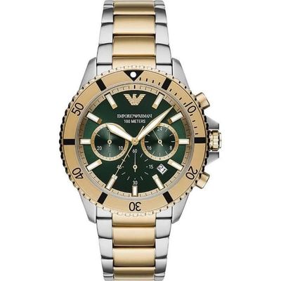 Montre Emporio Armani Mænd AR11586 - Multicolor Rustfrit stål - 43mm - 10 bar