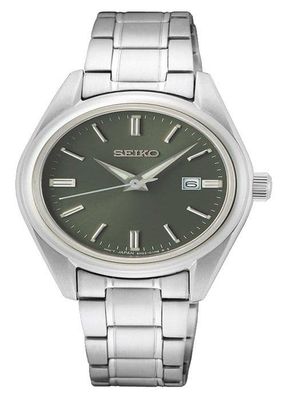 Dameur - SEIKO - SUR533P1 - Rustfrit stål - Grøn - 10 bars vandtæthed