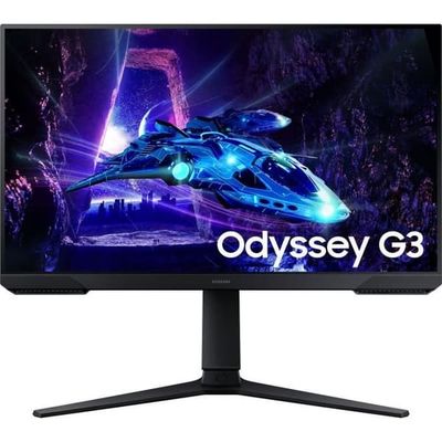 Spel-PC-skärm - SAMSUNG - 24" - FHD - 180Hz - VA-panel - 1ms - Höjdjusterbar - LS24DG300EUXEN